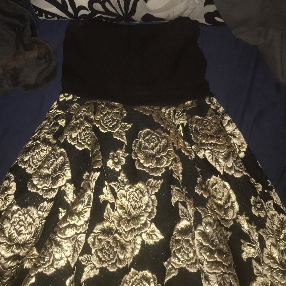 Black high low prom dress